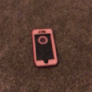 Pink and purple otter box phone case